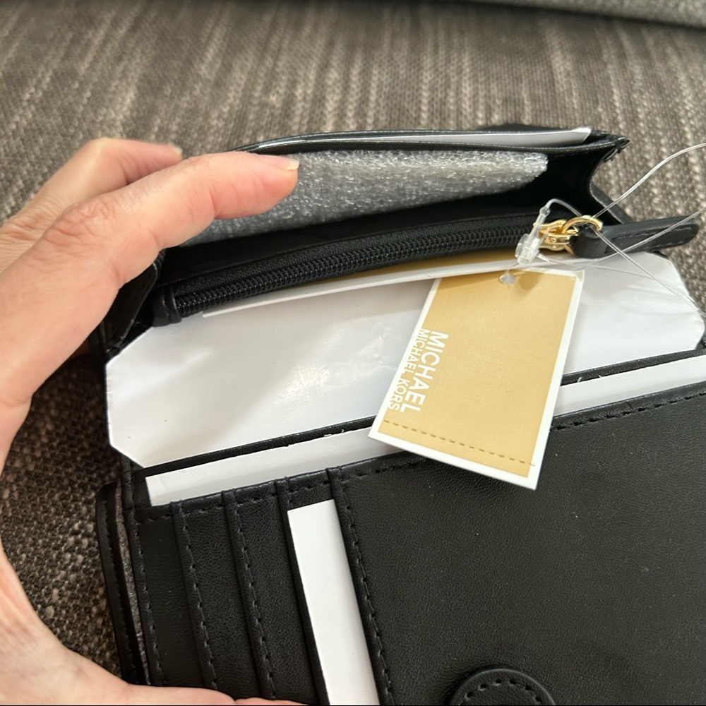 Authentic Mk Signature Monogram Wallet Brown - image 3